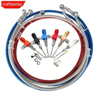 CRAFTSERIES 12.7mm Piston Motorcycle Hydraulic Clutch Master Cylinder Rod Brake Pump with 1200mm Hos