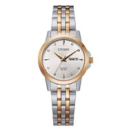 Citizen Quartz Silver Dial Two-tone Ladies Watch EQ0605-53A