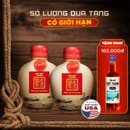 Combo 2 bình gốm nước mắm Tôm Biển 60N - Nước mắm Tĩn - 500ml/bình Thơm Ngon Hảo Hạng Không Chất Bảo