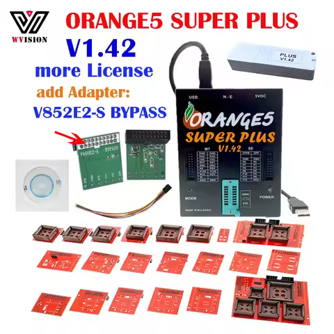 Full Activation V1.42 Orange5 Super Plus Programming With Full Adapter Orange 5 More License Fujitsu
