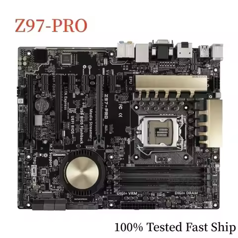 For Z97-PRO Motherboard Z97 32GB LGA 1150 DDR3 ATX Mainboard 100% Tested Fast Ship