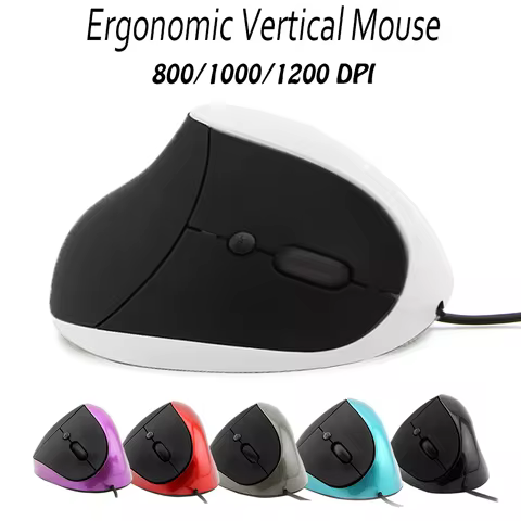 Wired Vertical Mouse Gamer Optical Rechargeable Ergonomic Mouse Gaming Silent Mice For Windows Mac C