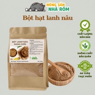 Indian Roasted Brown Flaxseed Powder Rom's Agricultural Products