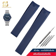 สายนาฬิกาหนังยาง Silicone Tag Heuer Formula 1 300m Carrera Arc Rubber Band 22mm สายนาฬิกาหนังยางคาร์