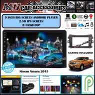 (2RAM 32GB DSP IPS SCREEN)Nissan Navara 2015 9" Inch Android 9 GPS OEM Plug & Play 2 DIN/Double Din 