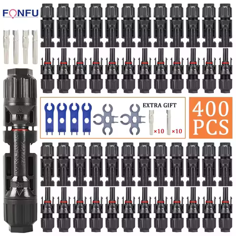 10/20/50/100/300/400PCS Photovoltaic Solar Connector Kit Plug 1000V 30A connectors for solar panels 