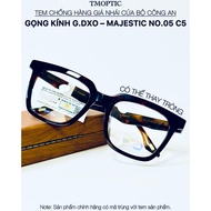 G.DXO MAJESTIC NO.05 C5 Eyeglass Frames – Square Acetate Tortoiseshell Unisex Premium
