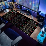 CURTES Chart Pattern Mouse Pad, Smooth Efficient Trader Desk Pad, Convenient Thickened Large Size In