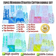 73pcs NEWBORN Starter Cotton Bundle set