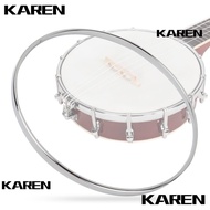 KAREN1 ​Banjo Hoop​, ​Banjo Parts​ Silver Musical Instrument Tension Hoop​, Lightweight Metal Easy t