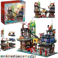 Compatible Le~High Phantom Ninja Series 71799 Market Boys Girls Building~Packing Puzzle Collection~W