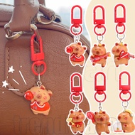 Capybara Series Resin Keychain - Women Men DIY Keyring - Cute Key Hanging Ornament - Bag Keychains D