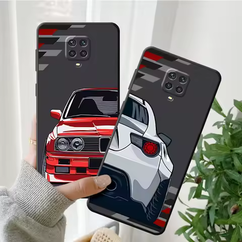 JDM Sprot Car Phone Case for Xiaomi Redmi 10C K40 Pro 10 Note 7 8 9 13C 9T 10A 14C 9A 9C A3 12 12C A