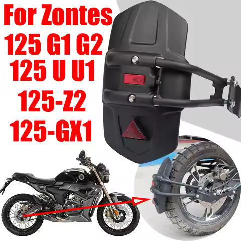 For ZONTES G1-125 G ZT125 Z2 ZT125-U U1 125-G1X U125 Motorcycle Accessories Rear Fender Mudguard Mud