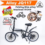 Hurricane 20 inch Folding Bike with Shimano 7 Speeds Alloy for Adult and Teen Basikal Lipat 20" 折叠脚车