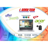 Acer Aspire New Notebook (Intel N150, 8GB, 512PCIe, 15.6", Windows 11, Office Home 2024)