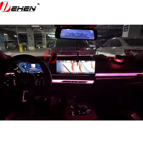 Ambient lighting steering wheel trim cover For New 5 Series G60 G70 M5 G90 i5 M60 i7 X2 M35i G48 G18