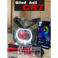 Headlights BEAT fi custom billed billed ORIGINAL projector CR7 RGBDEVIL + Relay