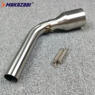 MSX 125 MSX125 GROM Motorcycle Exhaust Middle Link Pipe Mid-Pipe For honda GROM MSX125 2013-2017 M3