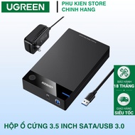 3.5 inch Sata/USB 3.0 Hard Drive Box Supports 10TB With Ugreen USB 3.0 Cable -
