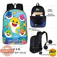 FB8 Baby Shark Backpack Teenage School Bags Student Bags 16 inch Water proof Can Custom Picture Laptop Bag Travel Bag