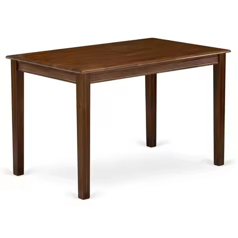 Walnut 30x48 Inch Rectangular Dining Table