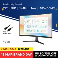 PRISM+ C270 27 144Hz 1500R Curved Productivity Monitor Gaming Monitor [1920 x 1080]