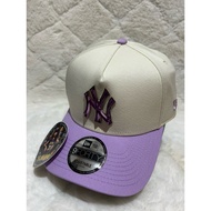 LJS CAPGAMING ONLINE NEWERA 9FORTY A-FRAME MLB NEWYORK YANKEES (JELLY CRYSTALS)2TONE/PURPLE