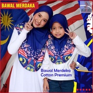 Tudung Shawl Dan Bawal Merdeka Kanak-Kanak and Dewsa [Ready Stock]