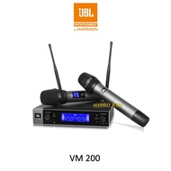JBL VM-200 Dual Channel UHF Karaoke Wireless Microphone System With 2 X Hand-Held Microphone (VM200)