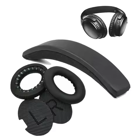 Replacement Ear Pads for Bose QC2 QC15 QC25 QC35 QuietComfort QC 25 35 Headphones Memory Foam Ear Cu