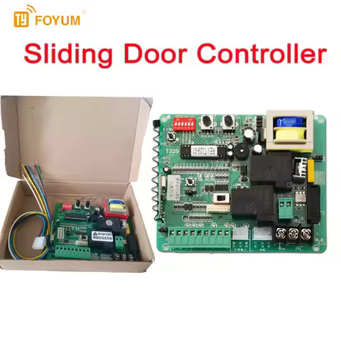 Intelligent Gate Control Board, Sliding Door Controller, Electric Door Opener, Retracts Upon Obstruc