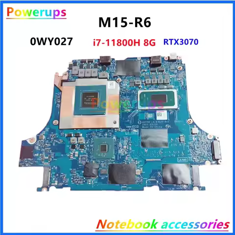 New Original Laptop/Notebook Main Motherboard For Dell Alienware M15-R6 i7-11800H 8GB RTX3070 RTX308