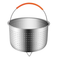 Stainless Steel Rice Cooker Steam Basket Fits 6 Or 8 Quart Anti-scald Steamer Multi-Function Fruit C