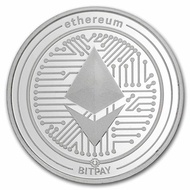 1 oz Silver Round - Ethereum