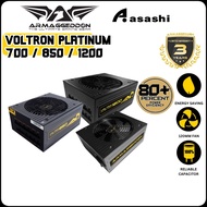Armaggeddon Voltron Platinum 700 700W / Voltron Platinum 850 850W / Voltron Platinum 1200 1200W Power Supply