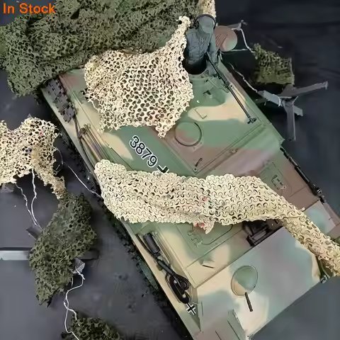 Heng Long 1/16 Camouflage Net for RC Military Tank M1A2 T34 Panther M26 T90 T72 Army Toys 3899A Pers