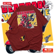 Kaos Deadpool Tshirt Deadpool & Wolverine Merch