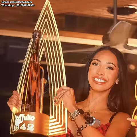 DON JULIO 1942 Tequila Bottle Presenter Glow Bar Champagne Wine Bottle Glorifier Display VIP Service
