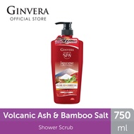 Ginvera World Spa Japanese Shower Scrub - Volcanic Ash &amp; Bamboo Salt (750ml)