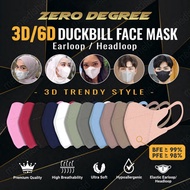3D Mask (MASK/SAFE)Adult Earloop Premium Face Mask 3D Dewasa 5D duckbill V-mask monogram