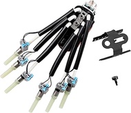 Fuel Injector Assembly w/Bracket Compatible with 1996-2014 Chevrolet Blazer, Replace# FJ503