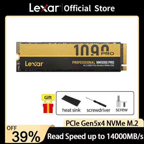 Lexar NM1090 PRO PCle5.0 Desktop Solid State Drive M.2 NVMe 1TB/2TB/4TB Read Speed Up To 14000MB/s 4