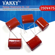 10PCS 250V475J 250V 4.7UF 475 CBB Polypropylene film capacitor 474 470NF 473 47NF 684 680NF 225 2.2U