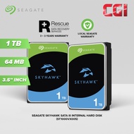Seagate Skyhawk Surveillance 1TB 6Gb/s 64MB 3.5" Internal Hard Drive - ST1000VX005