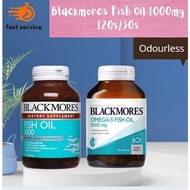 New Store Blackmores Fish Oil 1000mg 120s/30s Old and New Packaging; Omega-3 fatty acids