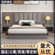 Bed Room Dedicated Full Set Label Double Bed People Big Bed Hotel Furniture Bed Ready Stock Double B