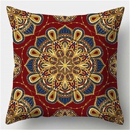Lz  Boho cushion cover.70x70.60x60.50x50.45x45.40x40.Square cotton pillow case.Home sofa pillow cove