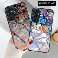 Latest Samsung A15 Glass Softcase [M-205] Samsung A15 Phone Case - Phone Case - Case - Phone Protect