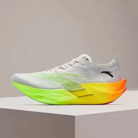 Anta C202 6.0 PRO Men's Comfortable, Stylish, and Versatile Rubber Low-Top Running Shoes, Gray, Gree